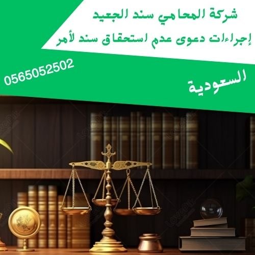 إجراءات دعوى عدم استحقاق سند لأمر1 إجراءات دعوى عدم استحقاق سند لأمر1