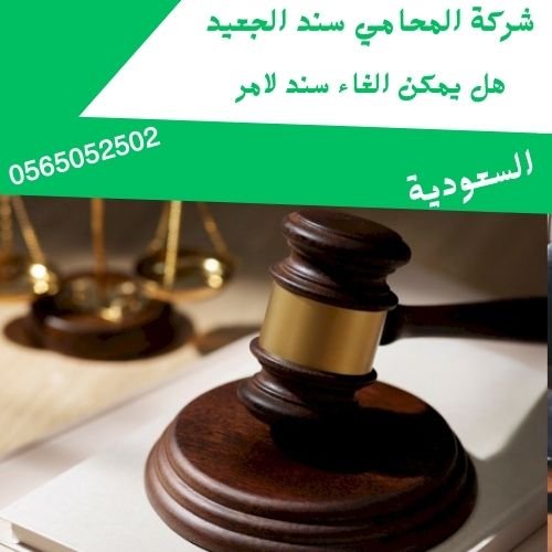 هل يمكن الغاء سند لامر